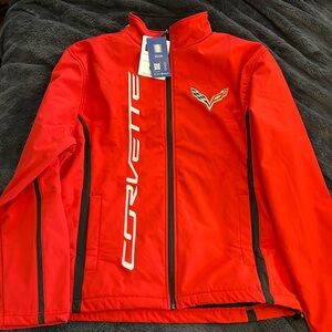Corvette full zippered jacket. Official GM Chevrolet product. Men’s XL